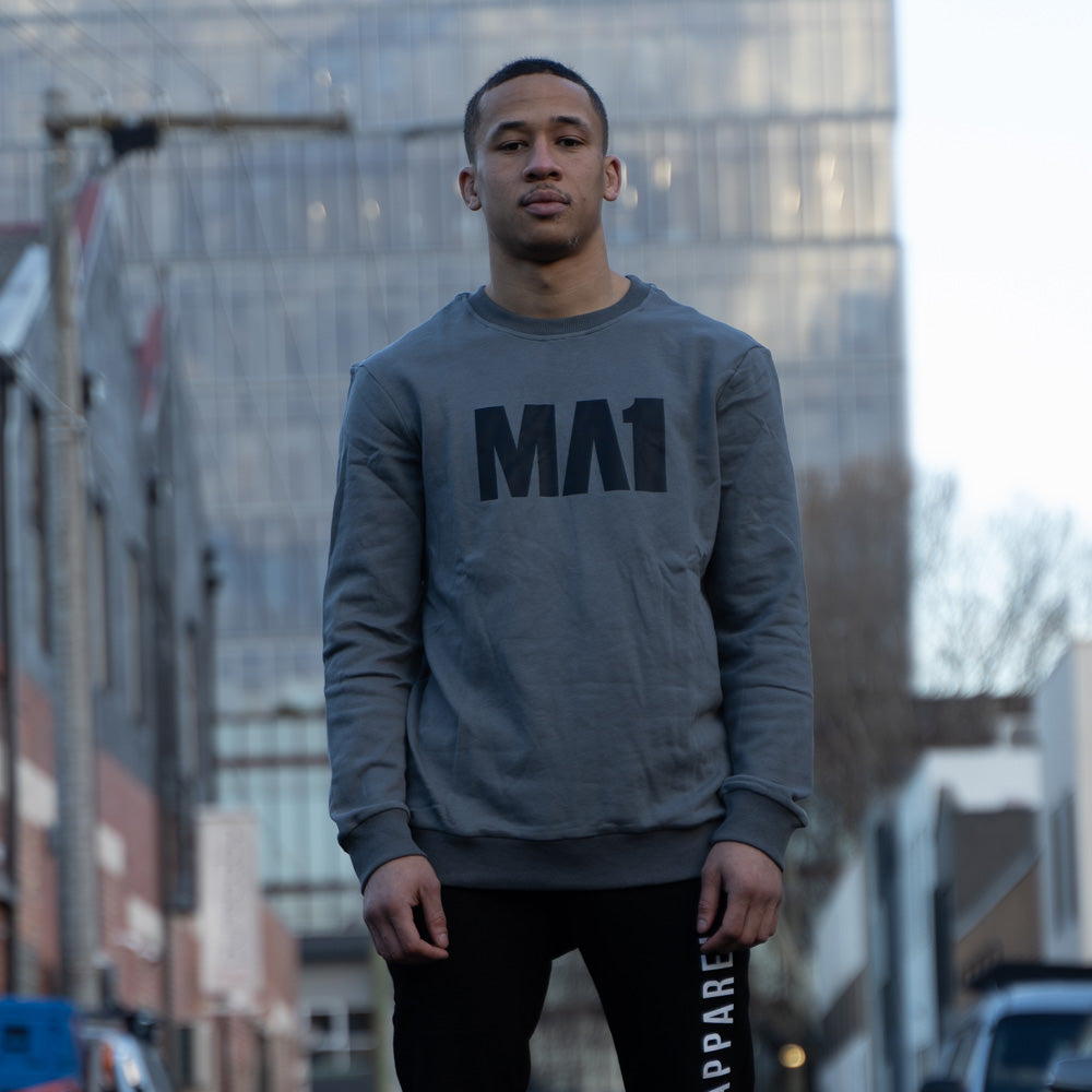 MA1 Classic Grey Crew Neck