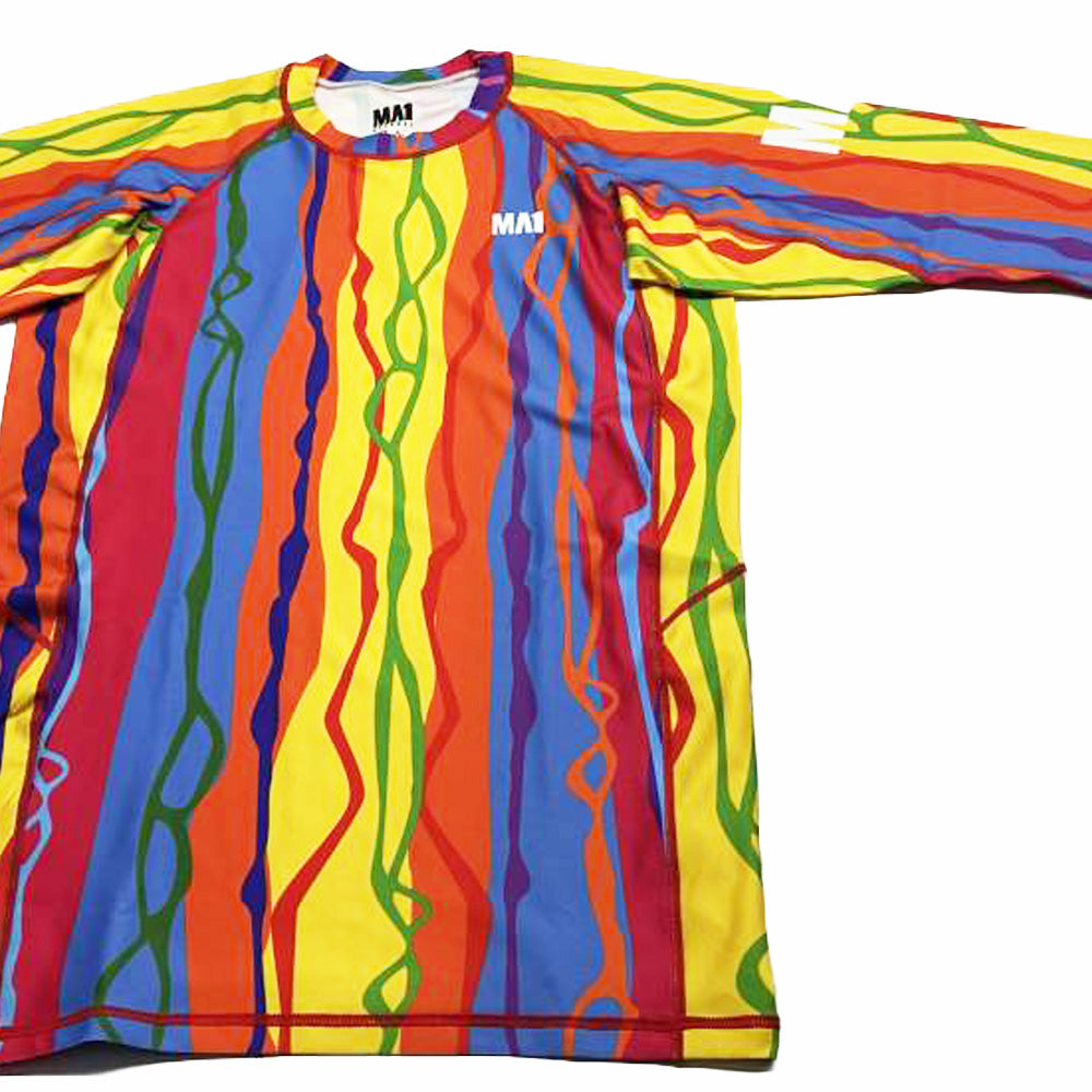 MA1 Chaotic Knit Long Sleeve Rashguard