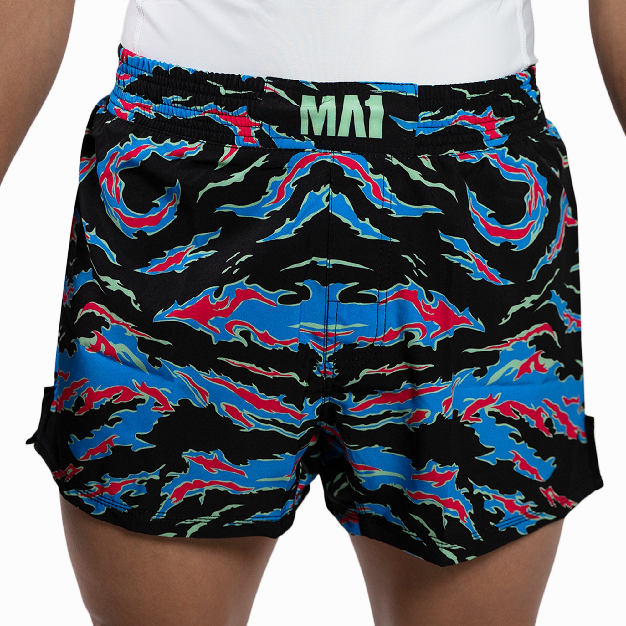 MA1 CAMO FIRE HIGH CUT MMA Shorts - Inspired by Craig Jones