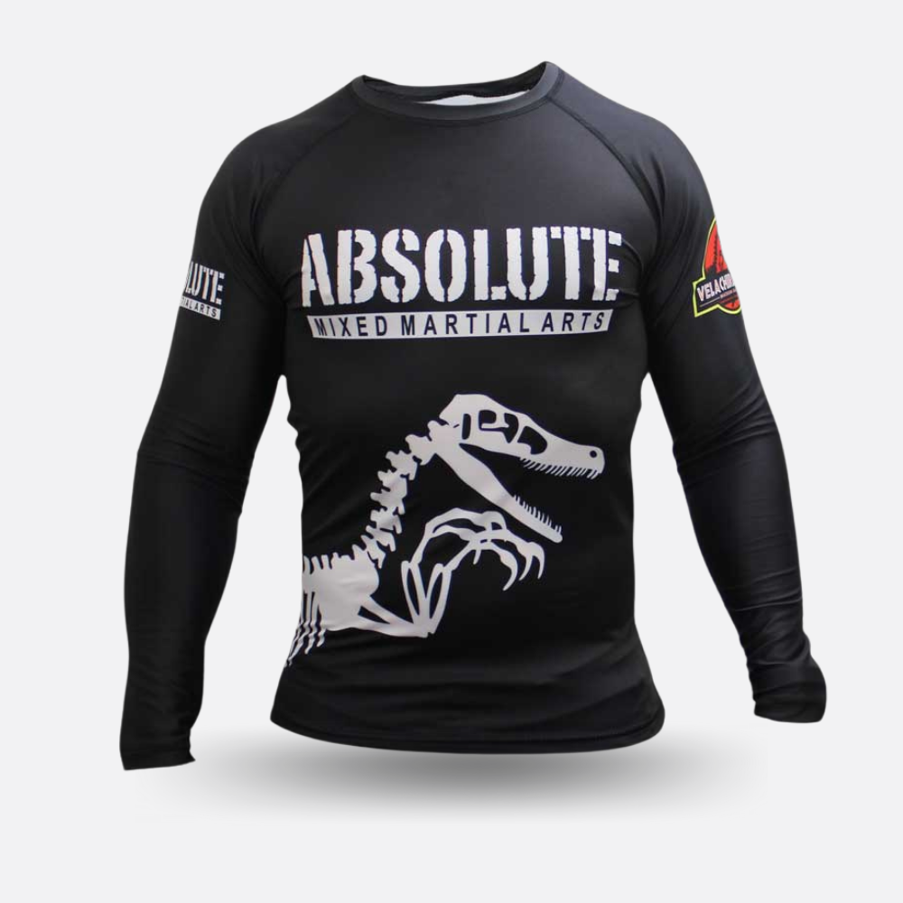 MA1 Raptor Long Sleeve Rash Guard - Black