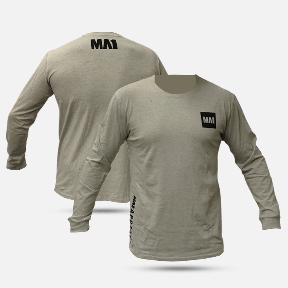 MA1 Basics Grey Long Sleeve T-shirt