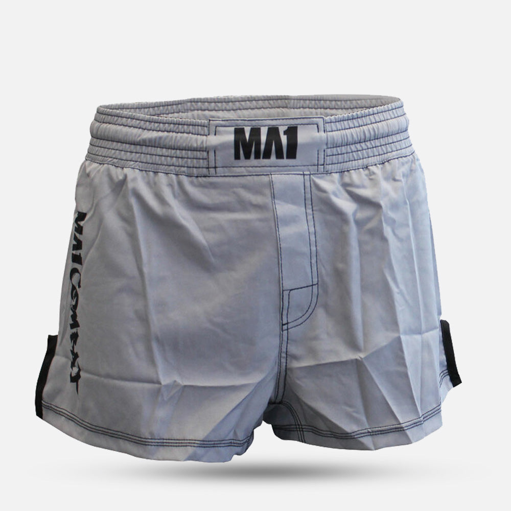 MA1 Combat Basic Grey Black High Cut MMA Shorts