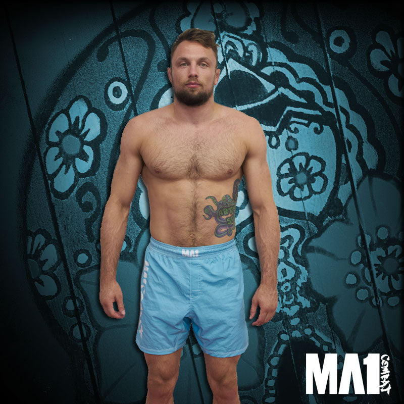 MA1 Combat Basic Aqua MMA Shorts - Craig Jones