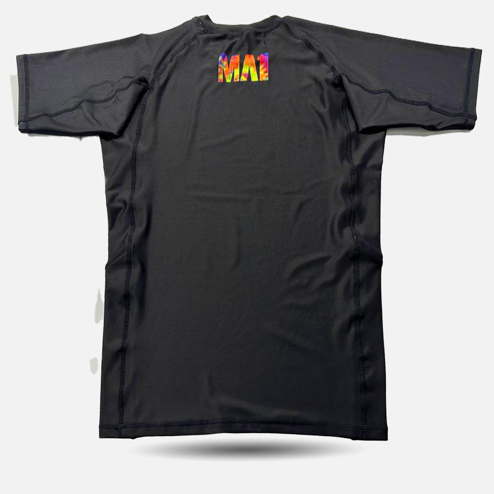 MA1 Keep BJJ Gay Logo Short Sleeve Rashguard