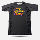 MA1 Keep BJJ Gay Logo Short Sleeve Rashguard