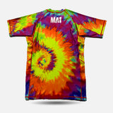 MA1 Keep BJJ Gay Tie Dye Short Sleeve Rashguard