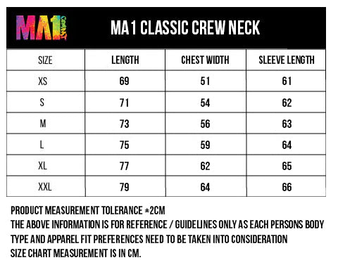 MA1 Classic Grey Crew Neck