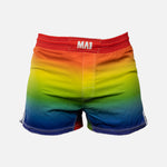 MA1 Rainbow Slim Fit High Cut MMA Shorts