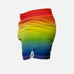 MA1 Rainbow Slim Fit High Cut MMA Shorts