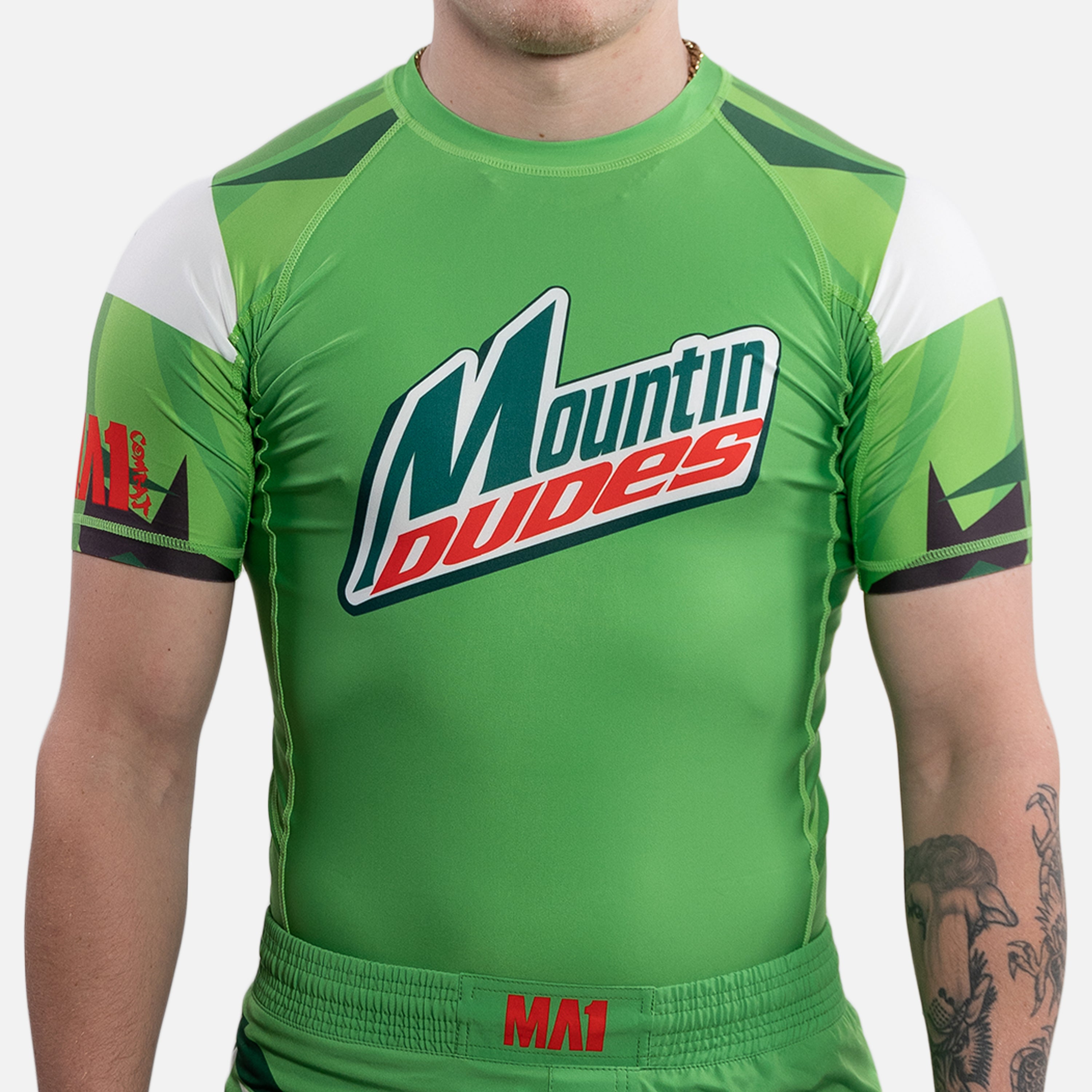 MA1 El Segundo Mountin Dude Short Sleeve Rashguard