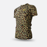 MA1 #F**kCraigJones Gold Leopard Rash Guard