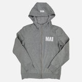 MA1 Basics Grey Zip Hoodie