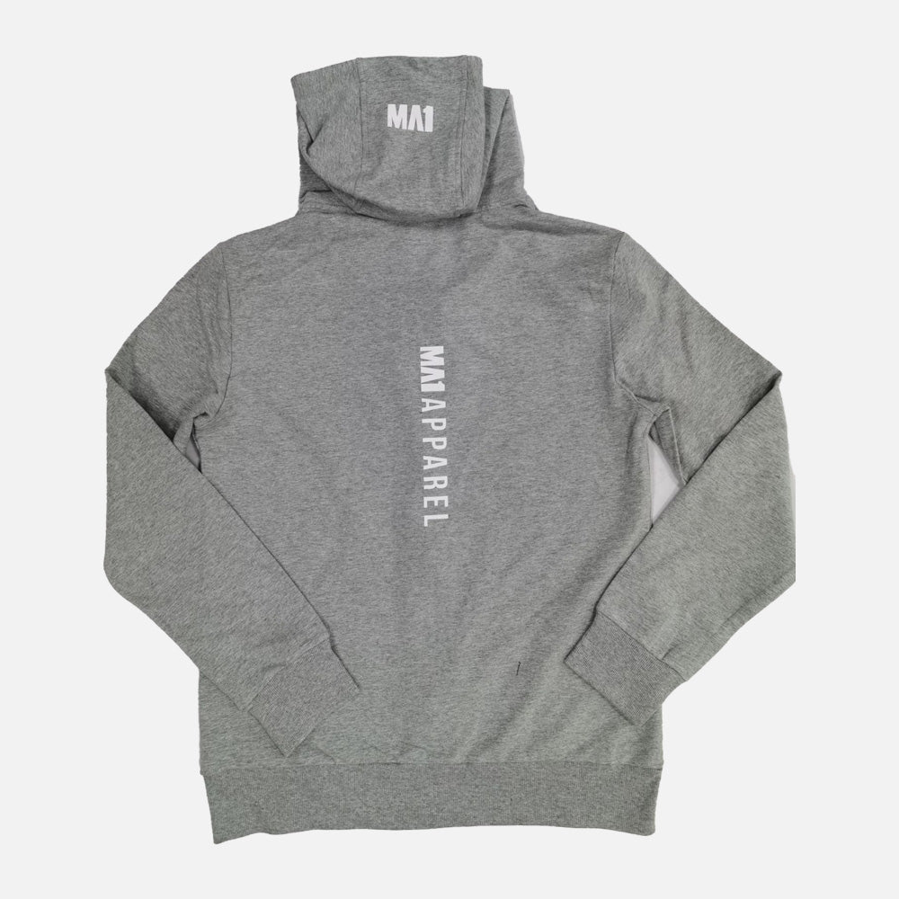 MA1 Basics Grey Zip Hoodie