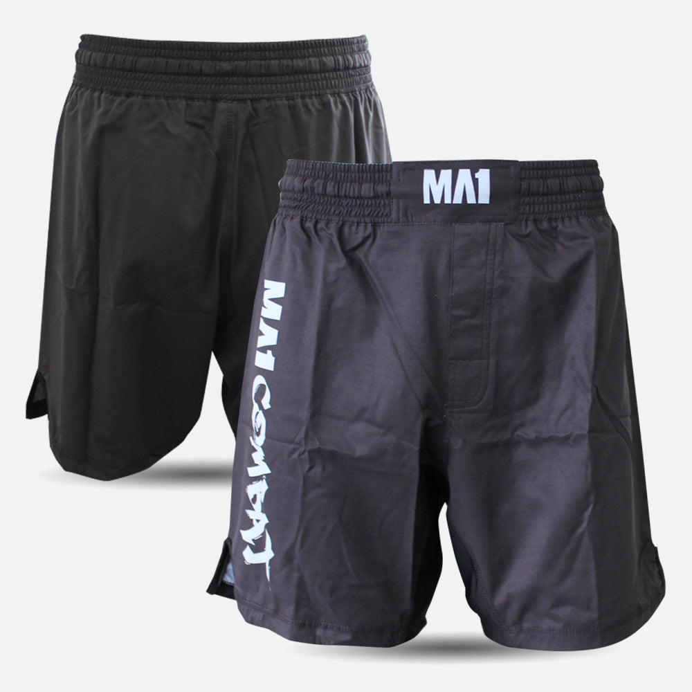 MA1 Combat Basic Black MMA Shorts