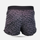 MA1 PINK AND BLACK PATTERNED MMA SHORTS