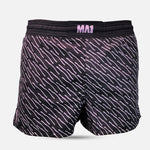 MA1 PINK AND BLACK PATTERNED MMA SHORTS