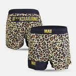 MA1 Craig Jones Gold Leopard High Cut MMA Shorts