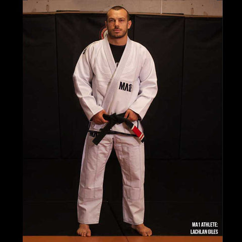 MA1 Premium Comp Gi - White, Navy & Grey