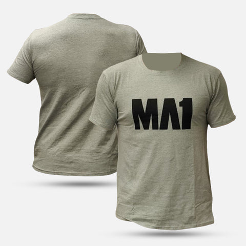 MA1 Basic - Grey / Black T-shirt