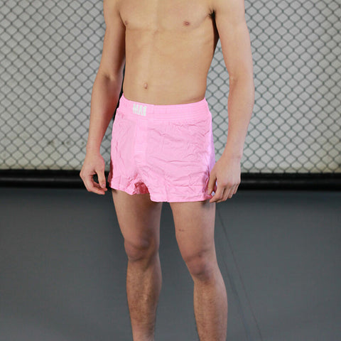 MA1 Combat Basic Pink High Cut MMA Shorts