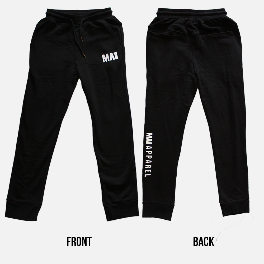 MA1 Classic Black Joggers