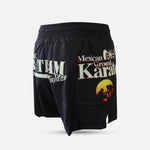 B-Team - Mexican Ground Karate Black High Cut MMA Shorts