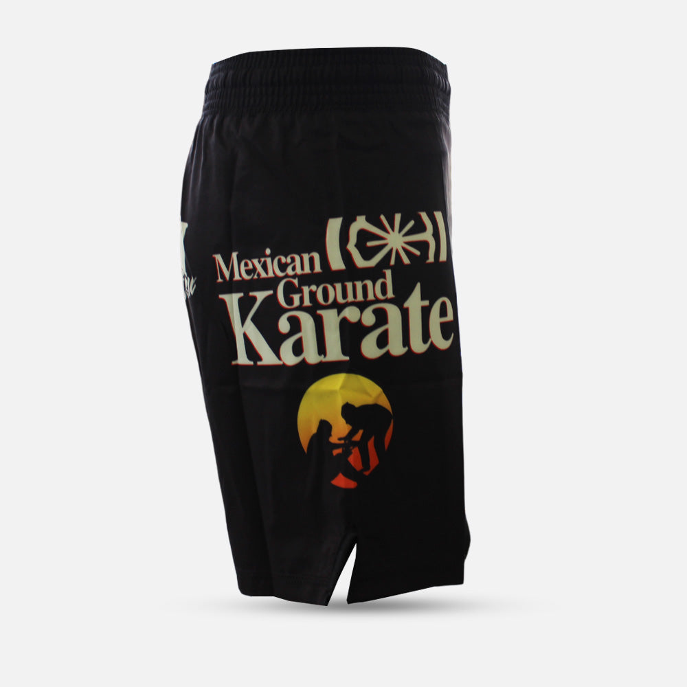 B-Team - Mexican Ground Karate Black Basic MMA Shorts