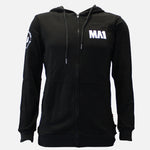 MA1 Monogram Black Zip Hoodie