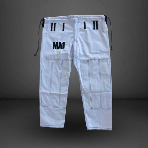 MA1 Premium Comp Gi Pants - White, Navy & Grey