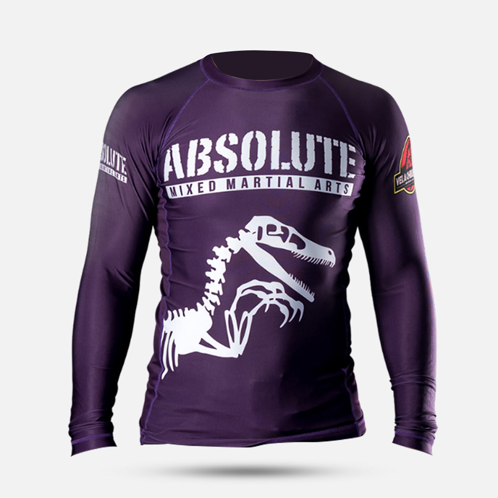 MA1 Raptor Long Sleeve Rash Guard - Purple