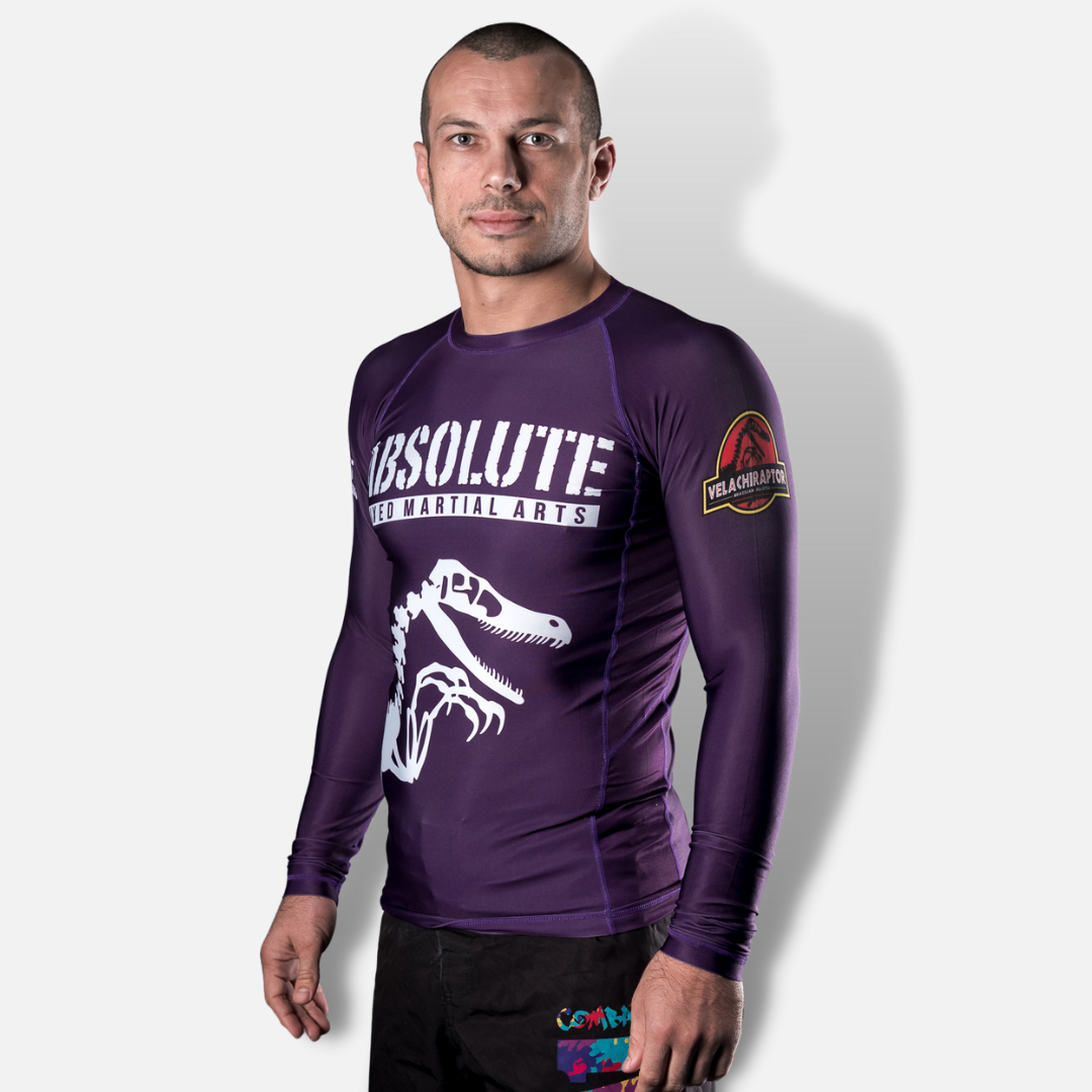 MA1 Raptor Long Sleeve Rash Guard - Purple