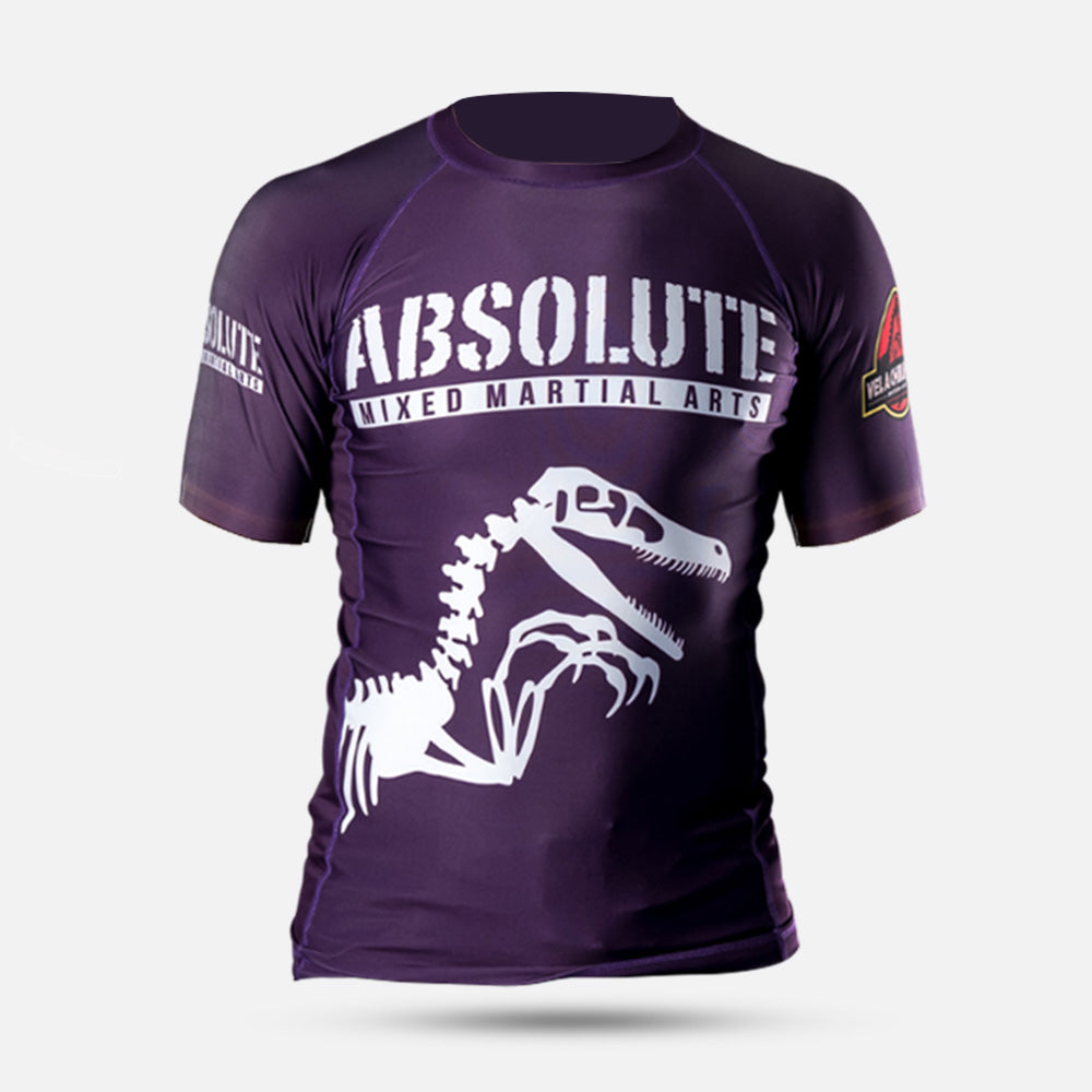 MA1 Raptor Short Sleeve Rash Guard - Purple