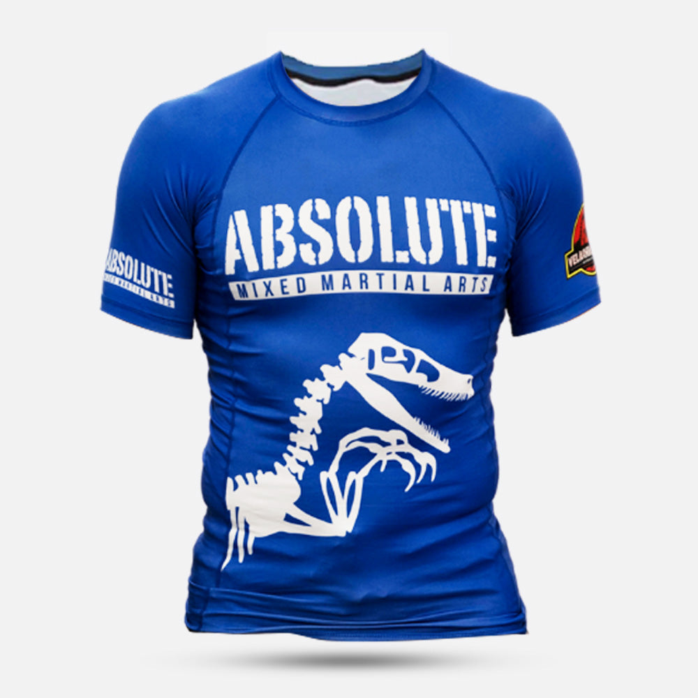 MA1 Raptor Short Sleeve Rash Guard - Blue