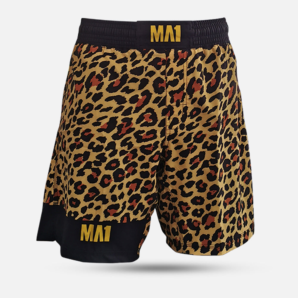 MA1 Craig Jones Gold Leopard MMA Shorts