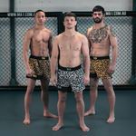 MA1 Craig Jones Gold Leopard High Cut MMA Shorts
