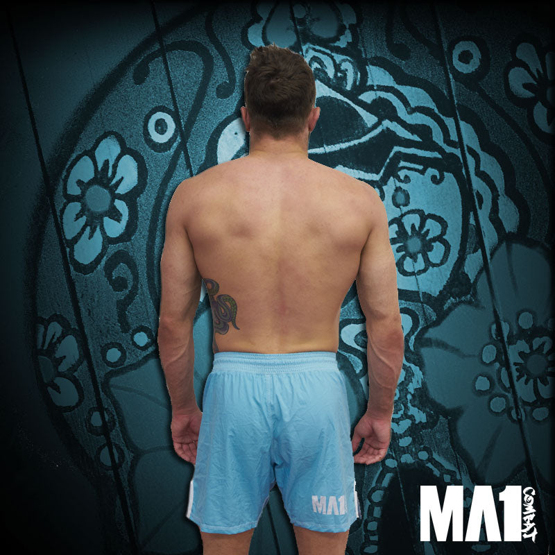 MA1 Combat Basic Aqua MMA Shorts - Craig Jones