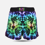 MA1 Tie Dye Black High Cut MMA Shorts
