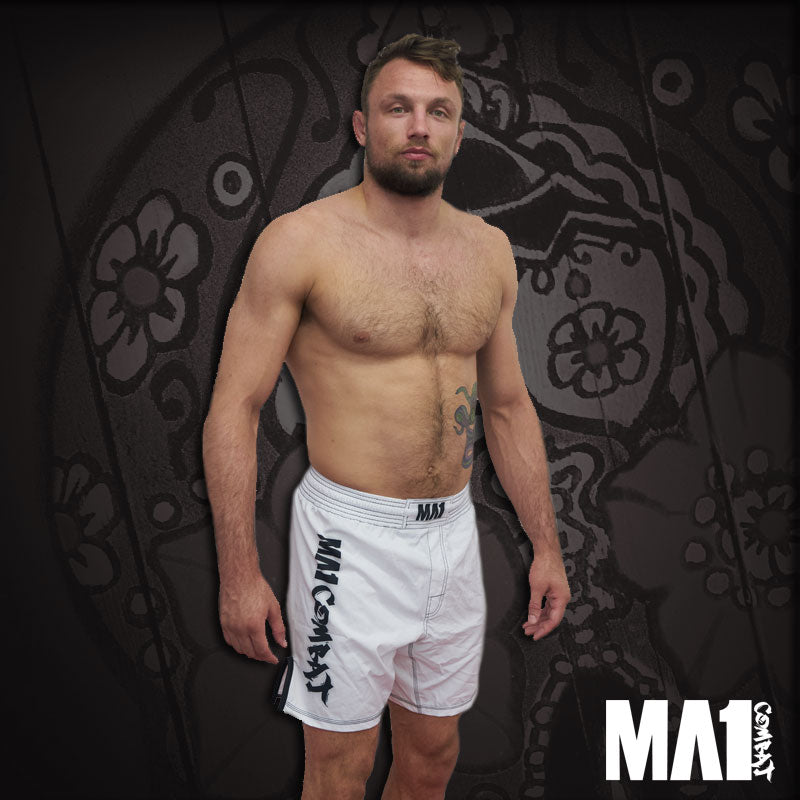 MA1 Combat Basic White MMA Shorts - Craig Jones